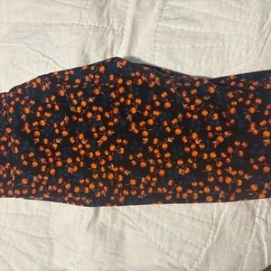 LuLaRoe Leggings- Black and Orange